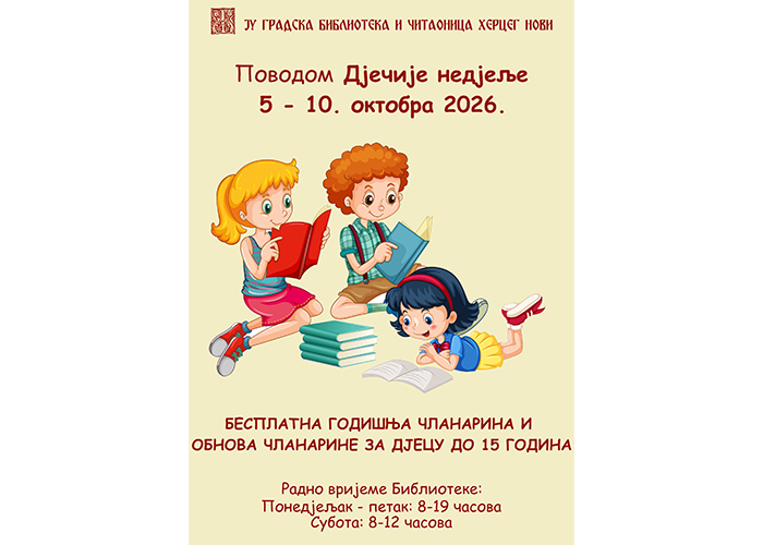 Djecija nedelja 2026